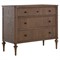 Andrea French Country Natural Brown Oak Bachelor Chest