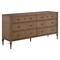 Andrea French Country Natural Brown Oak Double Dresser