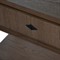 Andrea French Country Natural Brown Oak Wide Nightstand