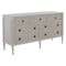 Caroline Updated Traditional Cerused White Oak Double Dresser