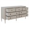 Caroline Updated Traditional Cerused White Oak Double Dresser