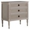 Caroline Updated Traditional Cerused White Oak Nightstand