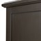 Riggs Modern Classic Sesame Black Mahogany Wood Brass Metal Bachelor Chest