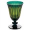 L&#39;Objet Prism Modern Classic Green Wine Glass - Set of 4