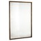 Jamie French Country Antique Brown Aluminum Rectangular Floor Mirror