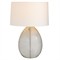 Jaxx Coastal Beach Ice Reactive Glazed Ceramic Table Lamp
