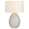 Jaxx Coastal Beach Ice Reactive Glazed Ceramic Table Lamp