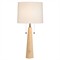 Sidney Coastal Beach Natural Travertine Table Lamp
