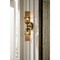 Jacobson Updated Traditional Smoke Glass Antique Brass Sconce
