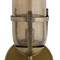 Jacobson Updated Traditional Smoke Glass Antique Brass Sconce