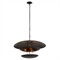 Florko Updated Traditional Blackened Iron Chandelier - 31&quot;x31&quot;