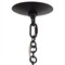 Florko Updated Traditional Blackened Iron Chandelier - 31&quot;x31&quot;