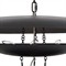 Florko Updated Traditional Blackened Iron Chandelier - 31&quot;x31&quot;