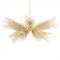 Kauai Coastal Beach Bleached Woven Rattan Chandelier