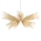 Kauai Coastal Beach Bleached Woven Rattan Chandelier