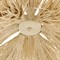 Kauai Coastal Beach Bleached Woven Rattan Chandelier
