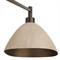 Inlet Traditional Bronze Steel Faux Shagreen Leather Shade Chandelier