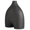 Jeffrey Modern Classic Matte Charcoal Terracotta Sculpture