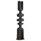 Jayden Modern Classic Ebony Resin Totem Floor Sculpture