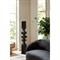 Jayden Modern Classic Ebony Resin Totem Floor Sculpture