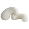 Kanzi Modern Classic White Resin Sculpture - Set of 2