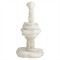 Kevin Coastal Beach White Stacked Ricestone Ostrich Sculpture
