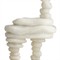 Kevin Coastal Beach White Stacked Ricestone Ostrich Sculpture