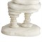 Kevin Coastal Beach White Stacked Ricestone Ostrich Sculpture