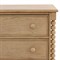 Calypso Updated Traditional Whitewash Oak Bobbin Dresser
