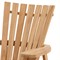 Camille Coastal Beach Natural Teak Outdoor Lounge Arm Chair