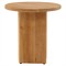 Carla Coastal Beach Natural Teak Outdoor Side Table
