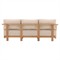 Ceasar Coastal Beach Natural Teak Outdoor Sofa - 85&quot;