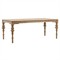 Elena Updated Traditional Natural Mango Wood Rectangular Dining Table - 78&quot;
