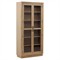 Lumber Modern Classic Natural Oak Display Cabinet
