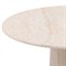 Maya Modern Classic Beige Concrete Round Outdoor Coffee Table