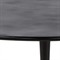 Michael Modern Classic Black Iron Round Pedestal Dining Table - 42&quot;