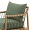 Quinn Coastal Beach Natural Teak Outdoor Lounge Arm Chair