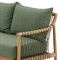 Quinn Coastal Beach Natural Teak Outdoor Sofa - 79&quot;