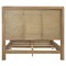 Tara Coastal Beach Natural Oak Bed - Queen