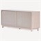 Alarisse Coastal Beach Vanilla Oak Woven Cane Sideboard