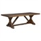 Noyer Rustic Lodge Brown Mango Wood Rectangular Dining Table - 95&quot;