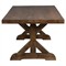 Noyer Rustic Lodge Brown Mango Wood Rectangular Dining Table - 95&quot;