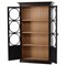 Claymore Rustic Lodge Black Reclaimed Wood China Cabinet