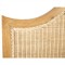 Allard Coastal Beach Brown Wood Natural Woven Rattan Bed - King