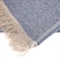 Yasmin Modern Classic Blue Alpaca Woven Throw Blanket