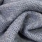 Yasmin Modern Classic Blue Alpaca Woven Throw Blanket