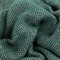 Yasmin Modern Classic Teal Alpaca Woven Throw Blanket