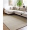 Saria Modern Classic Beige Wool Solid Rug - 6&#39;x9&#39;