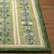 Rafaela Updated Traditional Green Wool Floral Patterned Rug - 5&#39;x7&#39;6&quot;