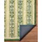 Rafaela Updated Traditional Green Wool Floral Patterned Rug - 5&#39;x7&#39;6&quot;